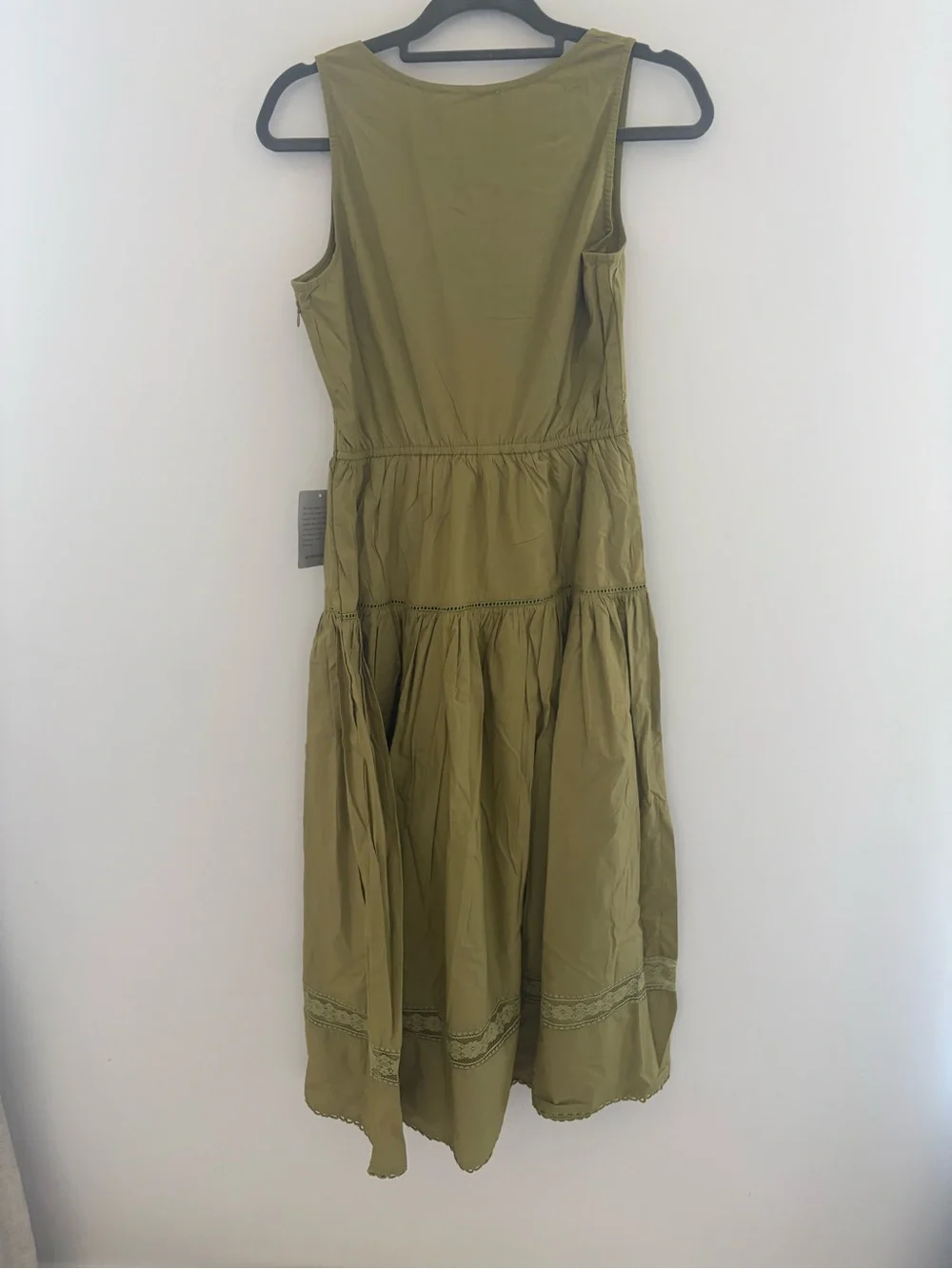 Maisie Cotton Poplin Midi Dress